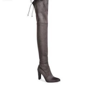 Stuart Weitzman “All legs” OTK boots in Taupe - 9